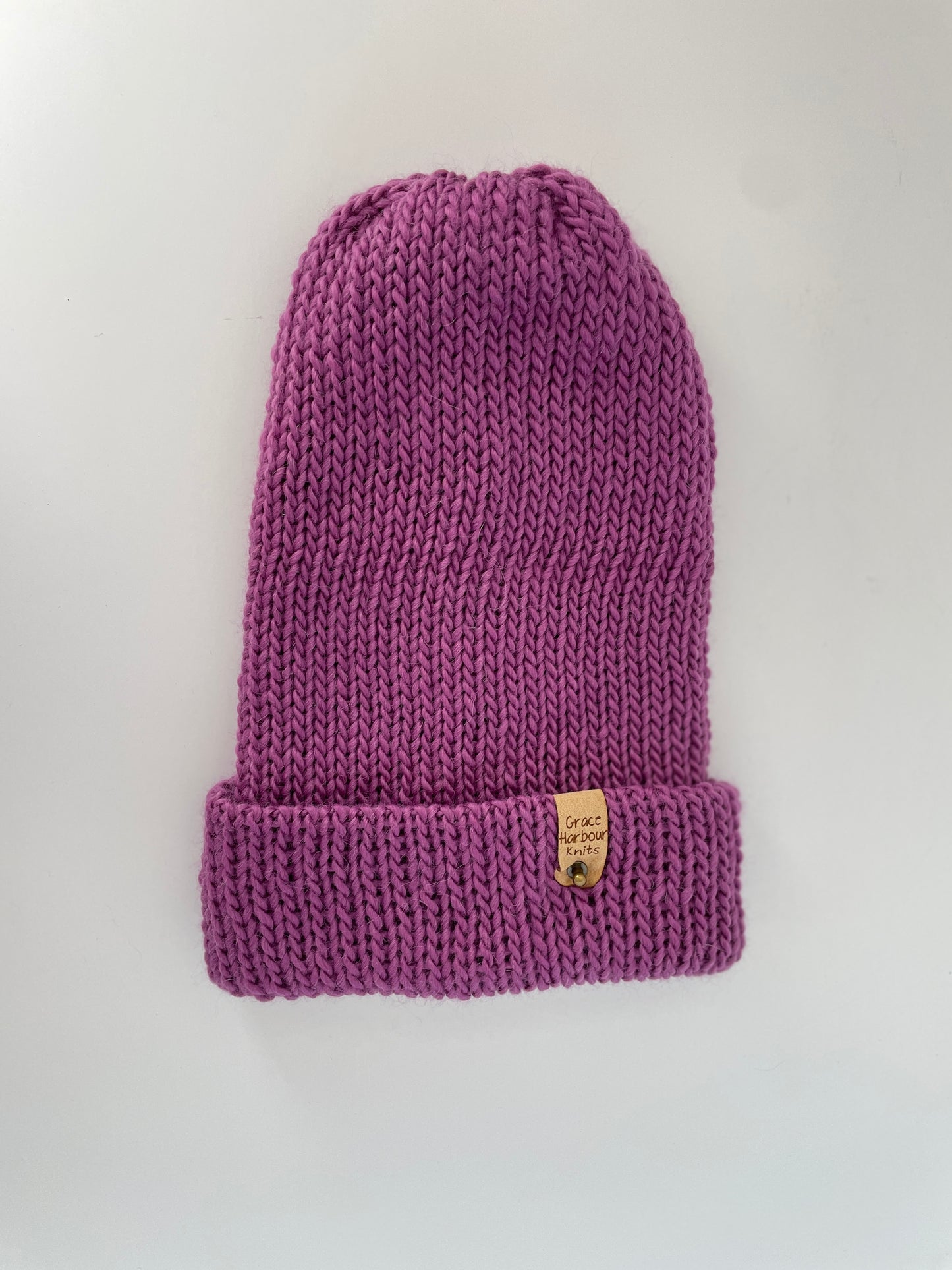 Em Beanie Mauve- alpaca wool blend