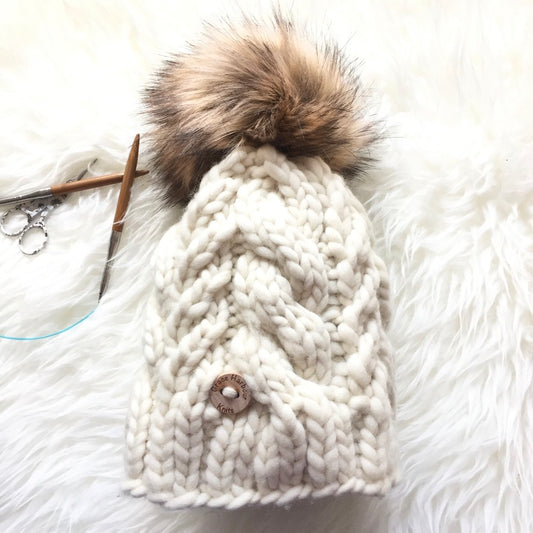 GRUCHY'S LANDING-ARAN with subtle pom