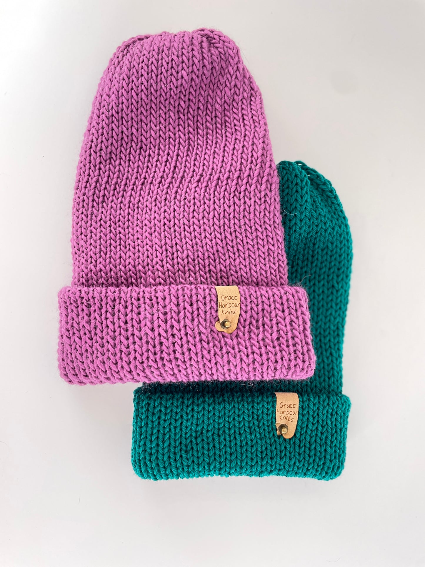 Em  Beanie Mauve- alpaca wool blend