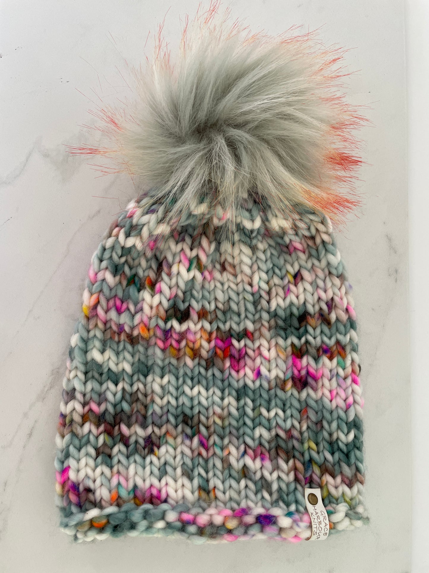 CURLY GIRL IN 'DECEMBER’ WITH SPARKY POM