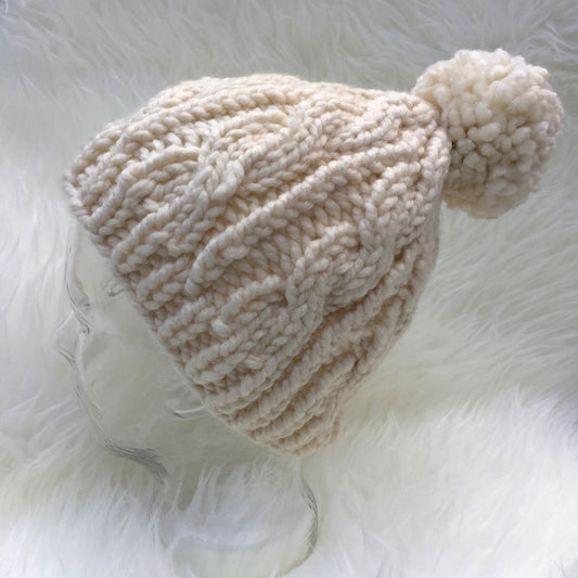Grace Harbour Cable Hat in Aran