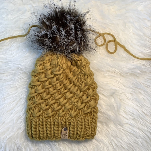 Crush Beanie in 14K Gold