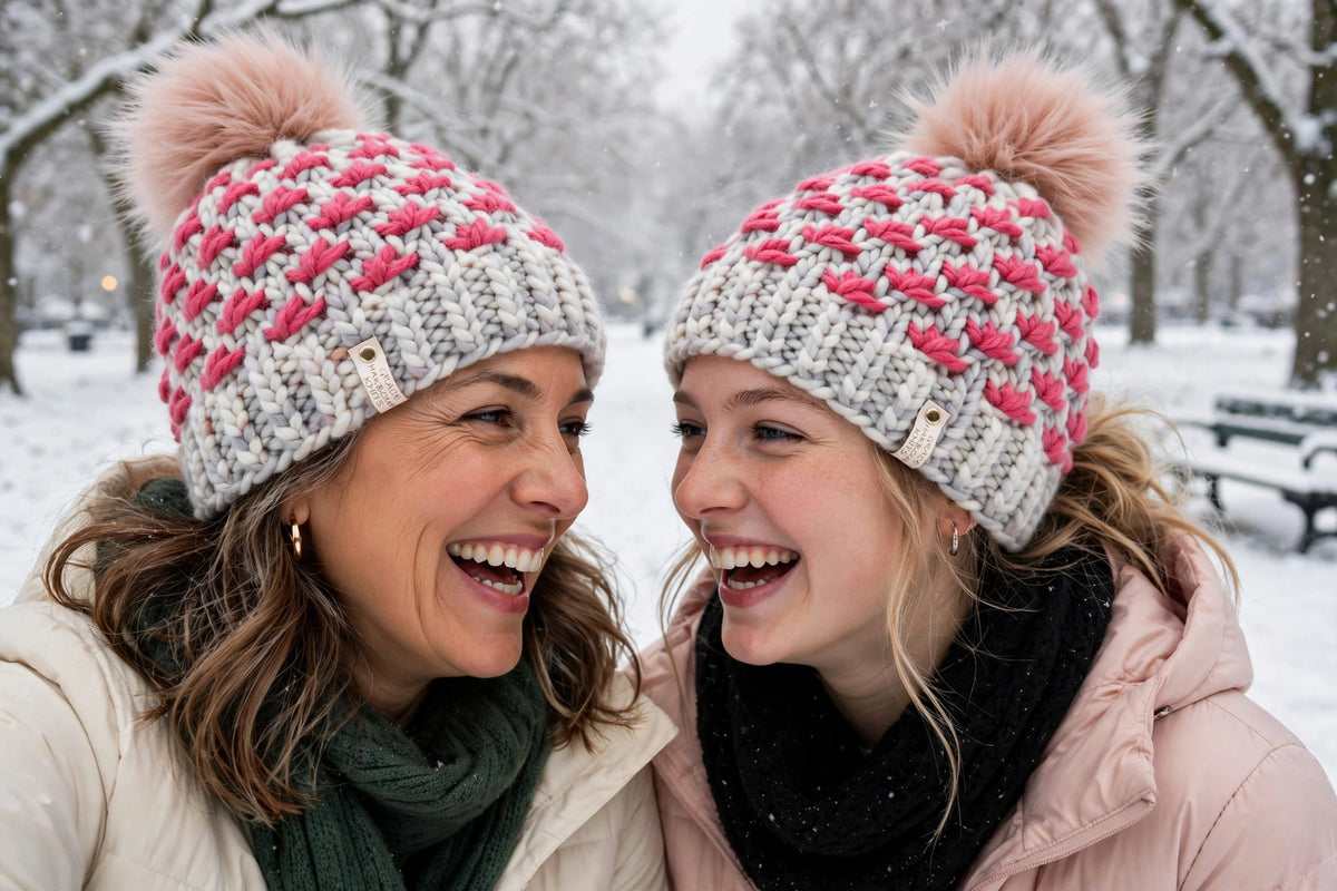 LOTUS FLOWER MOMMY AND ME! SET IN MYSTIC MARBLE AND PINK