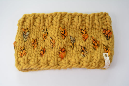 Acorn Headband in Sunset-100% wool