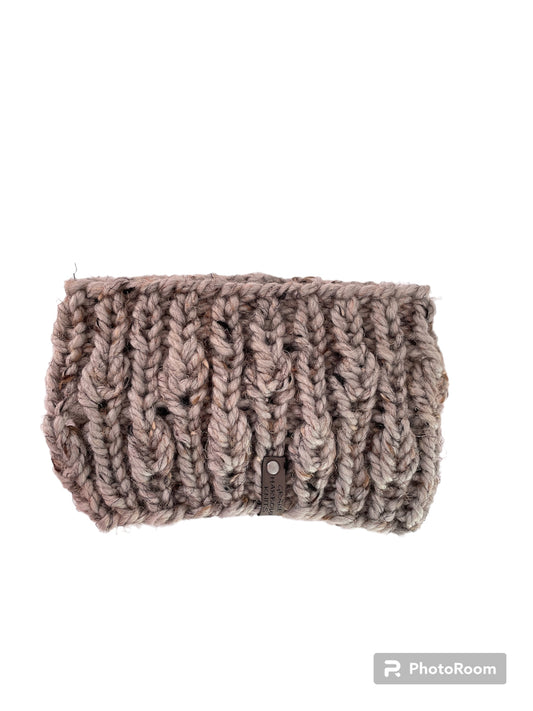 Back to Nature Headband in Grey Mix-wool blend