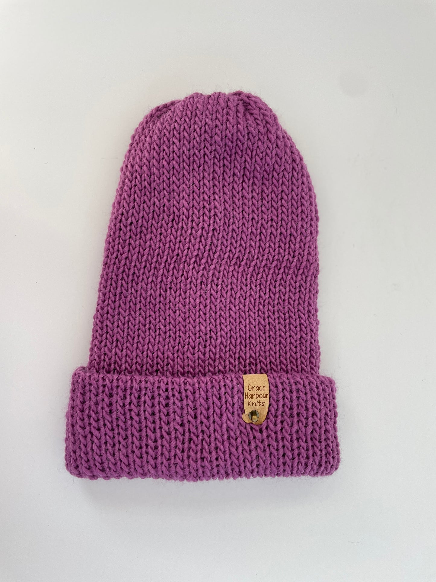 Em  Beanie Mauve- alpaca wool blend