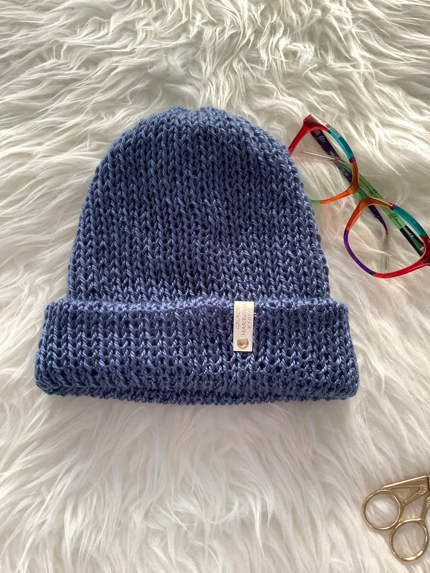 Em  Beanie SOFT BLUE acrylic