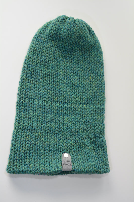 Em Beanie-all wool Eco Green